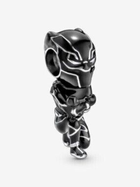 Pandora Black Panther Black and Silver Charm